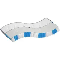 vidaXL Matelas à ressorts ensachés, fermeté moyenne 100x200 cm