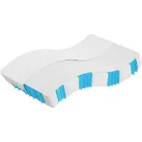 vidaXL Matelas à ressorts ensachés de fermeté moyenne 140x190 cm