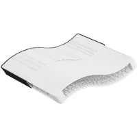vidaXL Matelas à ressorts bonnell moyen 160x200 cm