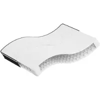 vidaXL Matelas à ressorts bonnell moyen 120x200 cm