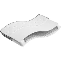 vidaXL Matelas à ressorts bonnell moyen 120x200 cm