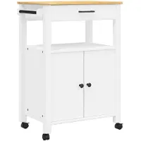 vidaXL Chariot de cuisine MONZA 60x40x90 cm pin massif