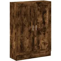 vidaXL Bibliothèque chêne fumé 82,5x30,5x115 cm bois d'ingénierie