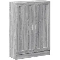 vidaXL Bibliothèque sonoma gris 82,5x30,5x115 cm bois d'ingénierie
