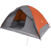 vidaXL Tente de camping dôme 6 personnes orange étanche à l'eau