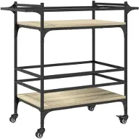 vidaXL Chariot de cuisine Chêne Sonoma 82x40x78,5 cm Bois composite