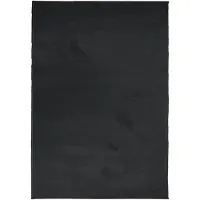 vidaXL Tapis OVIEDO à poils courts noir 160x230 cm