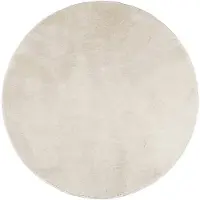 vidaXL Tapis OVIEDO à poils courts beige Ø 120 cm