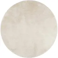 vidaXL Tapis OVIEDO à poils courts beige Ø 160 cm