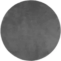 vidaXL Tapis OVIEDO à poils courts anthracite Ø 160 cm