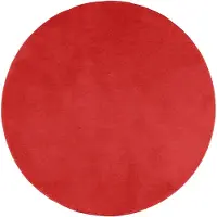 vidaXL Tapis OVIEDO à poils courts rouge Ø 280 cm