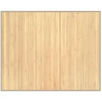 vidaXL Tapis rectangulaire naturel clair 80x100 cm bambou