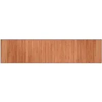 vidaXL Tapis rectangulaire marron 70x300 cm bambou
