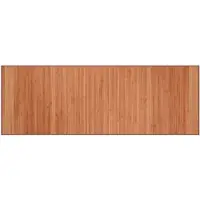 vidaXL Tapis rectangulaire marron 70x200 cm bambou