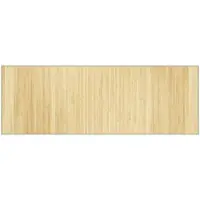 vidaXL Tapis rectangulaire naturel clair 70x200 cm bambou