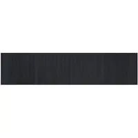 vidaXL Tapis rectangulaire noir 70x300 cm bambou