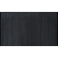 vidaXL Tapis rectangulaire noir 60x100 cm bambou