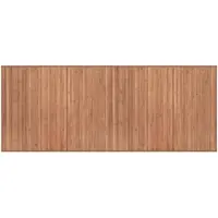 vidaXL Tapis rectangulaire naturel 80x200 cm bambou
