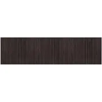 vidaXL Tapis rectangulaire marron foncé 80x300 cm bambou