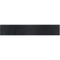 vidaXL Tapis rectangulaire noir 70x400 cm bambou