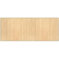 vidaXL Tapis rectangulaire naturel clair 80x200 cm bambou