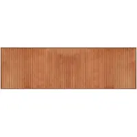 vidaXL Tapis rectangulaire marron 60x200 cm bambou