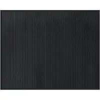 vidaXL Tapis rectangulaire noir 80x100 cm bambou