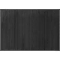 vidaXL Tapis rectangulaire gris 70x100 cm bambou