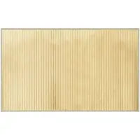 vidaXL Tapis rectangulaire naturel clair 60x100 cm bambou