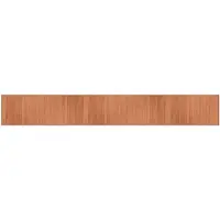 vidaXL Tapis rectangulaire marron 70x500 cm bambou