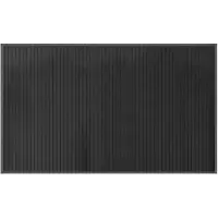 vidaXL Tapis rectangulaire gris 60x100 cm bambou