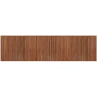 vidaXL Tapis rectangulaire marron 80x300 cm bambou