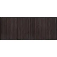 vidaXL Tapis rectangulaire marron foncé 80x200 cm bambou