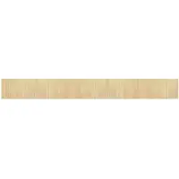 vidaXL Tapis rectangulaire naturel clair 60x500 cm bambou