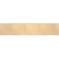 vidaXL Tapis rectangulaire naturel clair 80x400 cm bambou