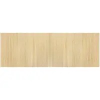 vidaXL Tapis rectangulaire naturel clair 70x200 cm bambou