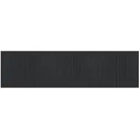 vidaXL Tapis rectangulaire gris 80x300 cm bambou