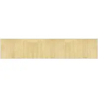 vidaXL Tapis rectangulaire naturel clair 60x300 cm bambou