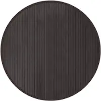 vidaXL Tapis rond marron foncé 100 cm bambou