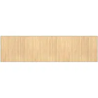 vidaXL Tapis rectangulaire naturel clair 80x300 cm bambou