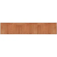 vidaXL Tapis rectangulaire marron 60x300 cm bambou
