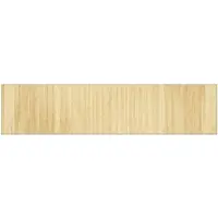 vidaXL Tapis rectangulaire naturel clair 70x300 cm bambou