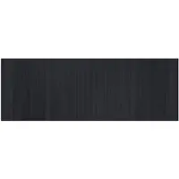 vidaXL Tapis rectangulaire noir 70x200 cm bambou