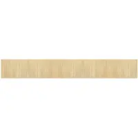 vidaXL Tapis rectangulaire naturel clair 70x500 cm bambou