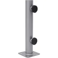 vidaXL Pied de parasol pour mât Ø32/34/38 mm Argenté Acier