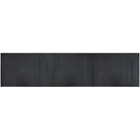 vidaXL Tapis rectangulaire gris 70x300 cm bambou