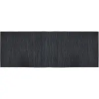 vidaXL Tapis rectangulaire gris 70x200 cm bambou