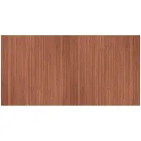 vidaXL Tapis rectangulaire marron 100x200 cm bambou