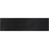vidaXL Tapis rectangulaire noir 80x300 cm bambou
