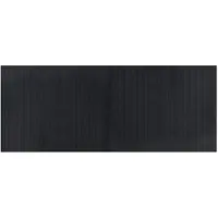 vidaXL Tapis rectangulaire noir 80x200 cm bambou